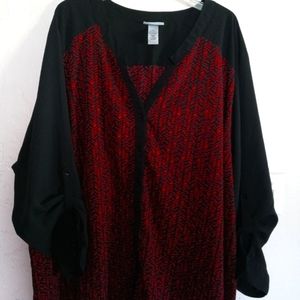 Catherine's long sleeve blouse plus sized 5x 34/36